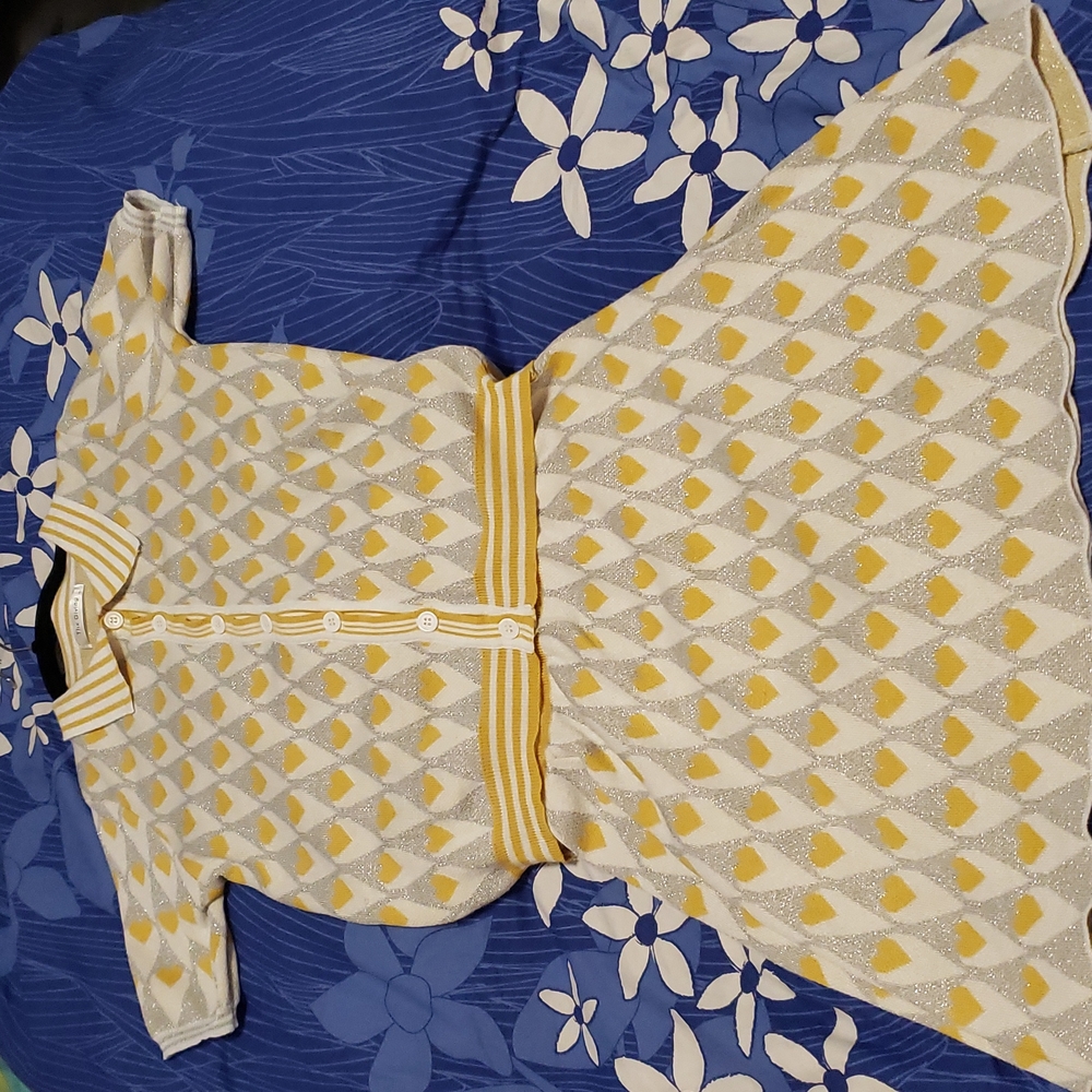 2 piece set - skirt + button up cardigan top
